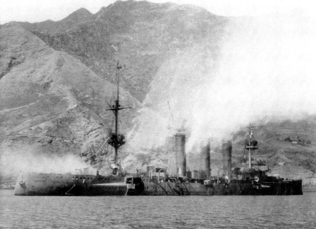 Naval Battle of Más a Tierra during World War I